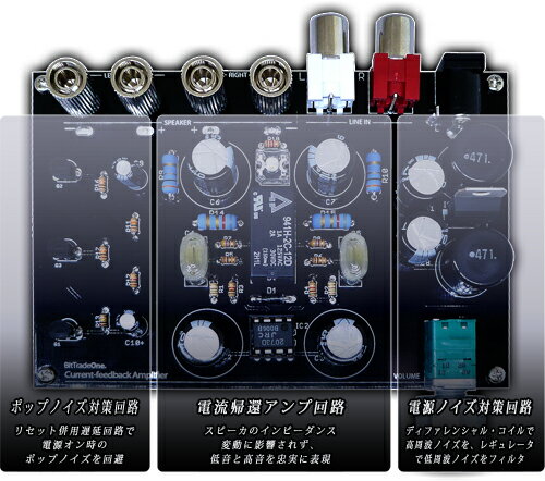 電流帰還アンプAD00026（組立済）