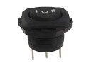 電源ロッカースイッチ丸 6A-250V SPDT ON-OFF-ON(2)