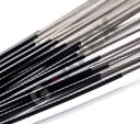 KYNAR 175℃高耐熱半硬質PVDF製熱収縮チューブ(2.4mmx1.2m 黒 10本)(2)