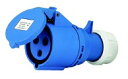電源ケーブルメスソケット- 250V/16A - 2極+アース- IP44(FNP2-213)