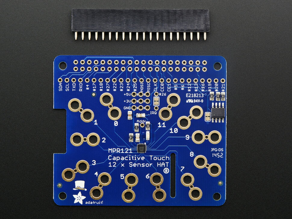 Raspberry PI用静電タッチHAT（MPR121) 2