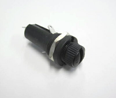 乐天商城 - 5x20mm用パネルマウントヒューズホルダー（6.3A/コインスロット付)10個セット