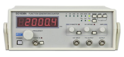 学習用2MHzファンクションジェネレーター TTL出力 周波数カウンター SG1638N