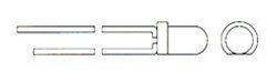 【郵便代込・送料無料】拡散タイプ緑色LED(3φ)-10本-3G4HD-6