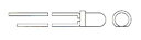 【郵便代込・送料無料】拡散タイプ黄色LED(3φ)-10本-3Y4HD-6(2)