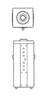 電圧ボルトスライダー 三相380V→三相0〜440V/0.66kVA SS3P-440-1