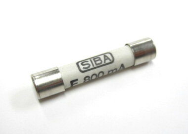 SIBAヒューズφ6.3×32mm800mA/600V-7009463