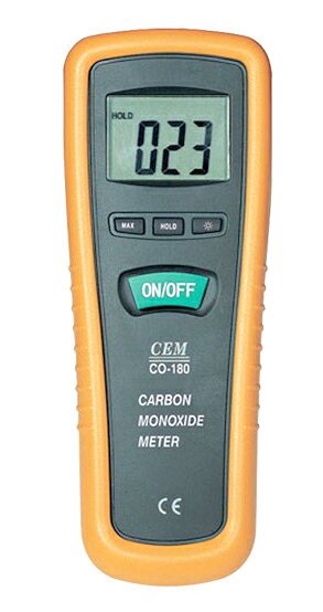 CO-181はCO-180/181シリーズ一酸化炭素ガス検知器。一酸化炭素(CO)の存在を検知し、1-1000ppm(PPM)の間の集中を測定します。 メーターは、LCDポケット・ベル上にCOの存在を示します。 200以上のPPM、ポケット・ベル音、COの集中で連続的に鳴ります。 35のPPMから200のPPMまで、ポケット・ベルは、COの集中で不連続的に鳴ります。 ■動作温度 0℃から50.0℃ ■保管温度 -30℃から60.0℃ ■動作湿度 0-90%の相対湿度(結露しないこと) ■測定範囲 0-1000PPM ■測定分解能 1PPM ■正確さ +/-5％または+/-10PPM ■ウォームアップ期間 2秒未満 ■電池 9V、NEDA1604Aまたは同等品（別売） ■自動電源オフ 15分間操作がなかった後 ■センサータイプ 安定化された電気化学ガス固有(CO) ■典型的なセンサーの寿命 3年 ■サイズ(HxWxD) 160x56x40mm ■重量 180g