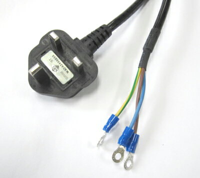 樂天商城 - マレーシア/カンボジア向けAC電源コードセット3P-丸型端子-2M（250V/10A)