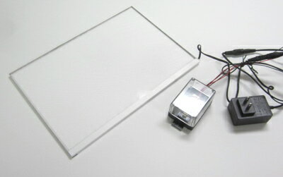 部屋が真っ暗になったら常夜灯として点灯（LEDバックライトパネルA4-2800K+センサー）