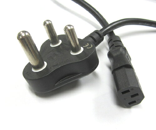 インドAC電源コード 3P（IS1293）→C13 10A/250V-BIS