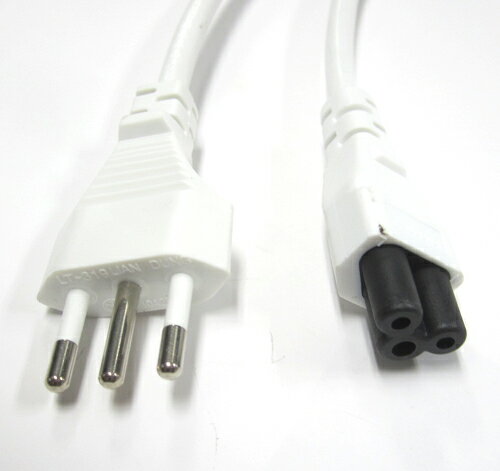 イタリアACコード3P(CEI 23-50)-C5/1.8M IMQ-ホワイト