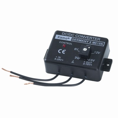 可変式DC-DC組込タイプ6-28VDC→3-15VDC/1.5A