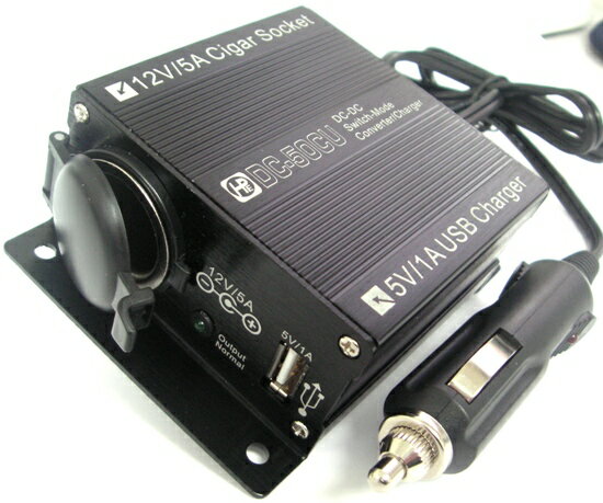 乐天商城 - DC-DCコンバーターMax.5A+1A(USB)