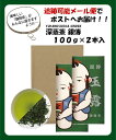 お茶 白形傳四郎商店 日本茶 静岡茶 緑茶 【玉露 銀傳 100g2本セット】 茶葉 抹茶入り 水出し 煎茶 涼風 りょうふう 水出し茶 冷茶 濃い味わい ギフト 贈答品 詰め放題 メール便 送料無料 ホテル 旅館 オフィス 美味しい静岡茶をお届けします【メール便パック】【緑茶】