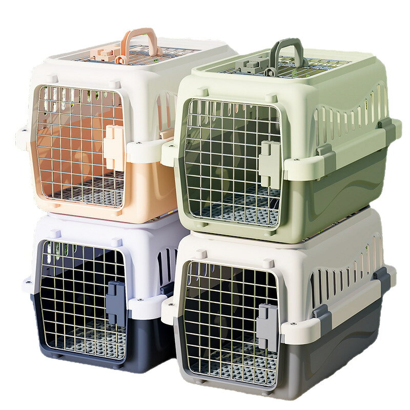 ペットキャリー キャリーケース 犬 猫 小型犬 小動物兼用 ハードキャリー 上開きドア 360°通気 軽量 丈夫 水洗い可能 お出かけ 通院 防災 航空輸送対応