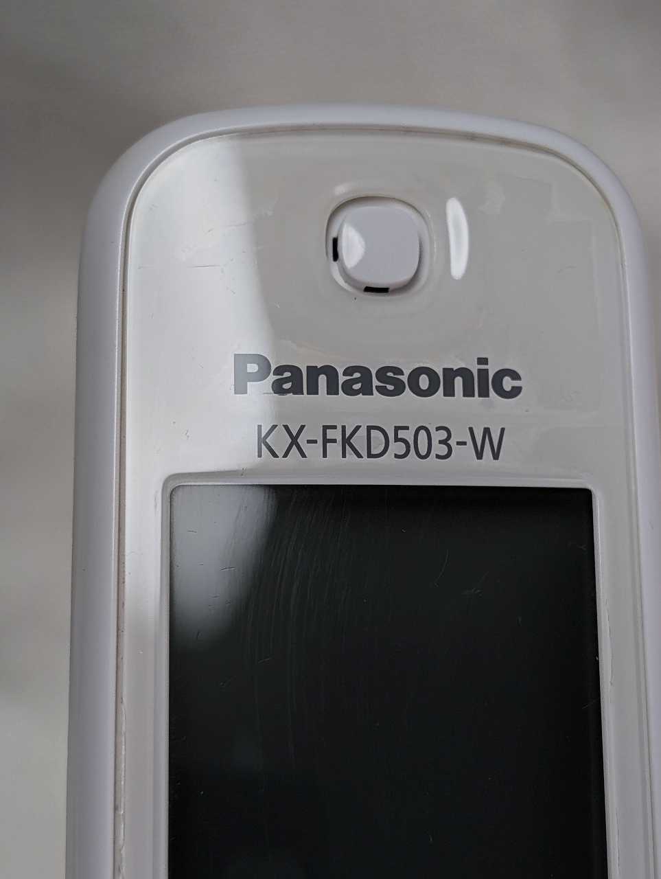 【中古】除菌済 KX-FKD503-W パナソニック コードレス 電話機 子機 (KX-PD702 KX-P...