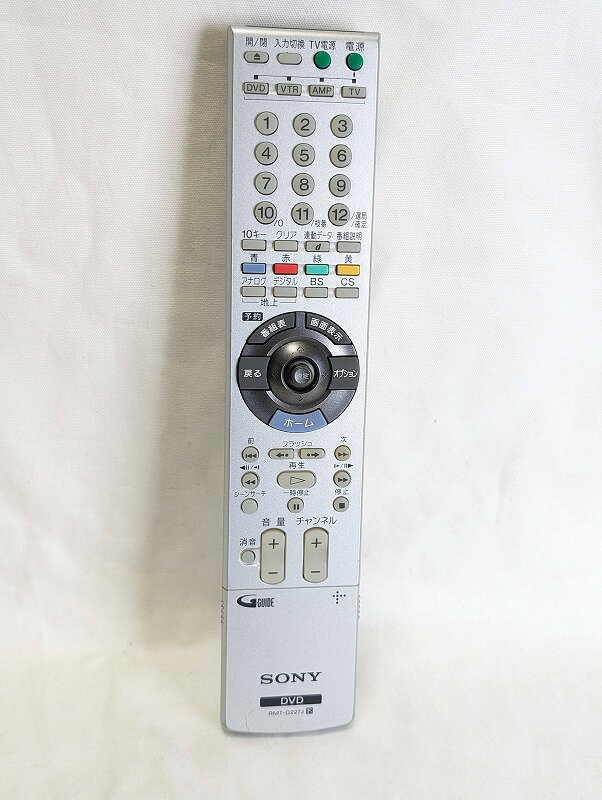 【中古】即日発送 除菌済 ソニー RMT-D227J DVD リモコン (RDZ-D90 RDZ-D50 RDZ-D70 RDZ-D700 RDZ-D77A RDZ-D800 RDZ-D87 RDZ-D97A 対応) (147949515) 長期保証