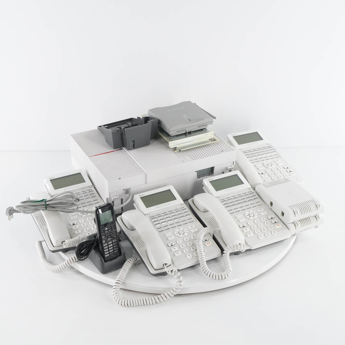 【中古】[PG]8日保証 セット NTT αN1 αA1 αNX N1S-ME-(E1) 主装置 電話機 ビジネスフォン スマートネットコミュニティ A1-(18)ST...[05149-0017]