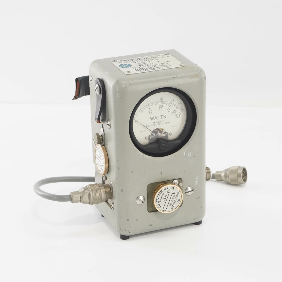 【中古】[JB]現状販売 Bird 43 THRULINE WATTMETER ワットメーター 電力計 CU-1677/URM-167 CU-1678/URM-167 25E [05284-0484]