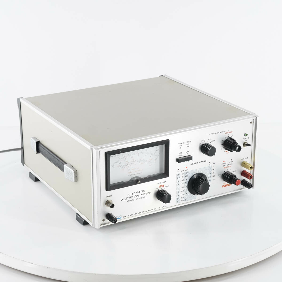 【中古】[JB]現状販売 NF DM-155B AUTOMATIC DISTORTION METER オートマチックディストーションメーター 歪み率測定器 48-62HZ [05452-0074]