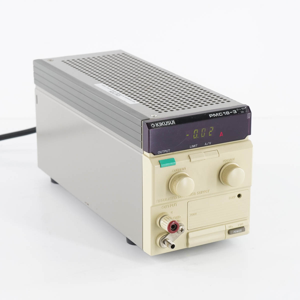 【中古】[DW]8日保証 KIKUSUI PMC18-3 REGULATED DC POWER SUPPLY 直流安定化電源 DC電源 直流電源 0~18V 3A [05550-0112]