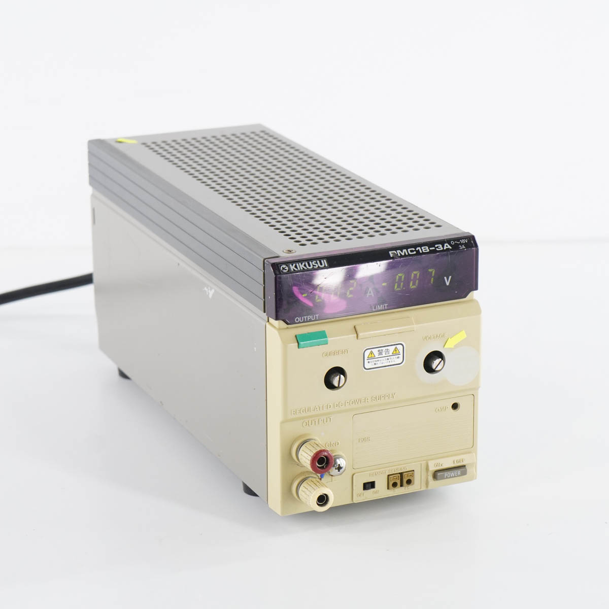 【中古】[JB]現状販売 KIKUSUI PMC18-3A PMC-Aシリーズ REGULATED DC POWER SUPPLY 直流安定化電源 DC電源 直流電源 0~18V 3A [05550-0144]