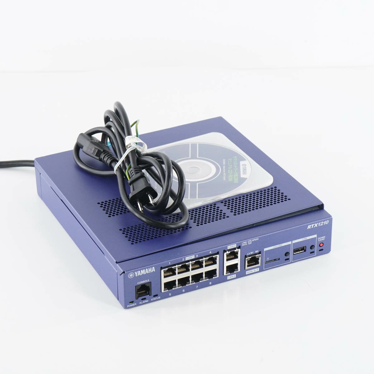 【中古】[PG]8日保証 初期化済 YAMAHA RTX1210 ギガアクセスVPNルーター 電源コード ソフトウェア [05533-0812]
