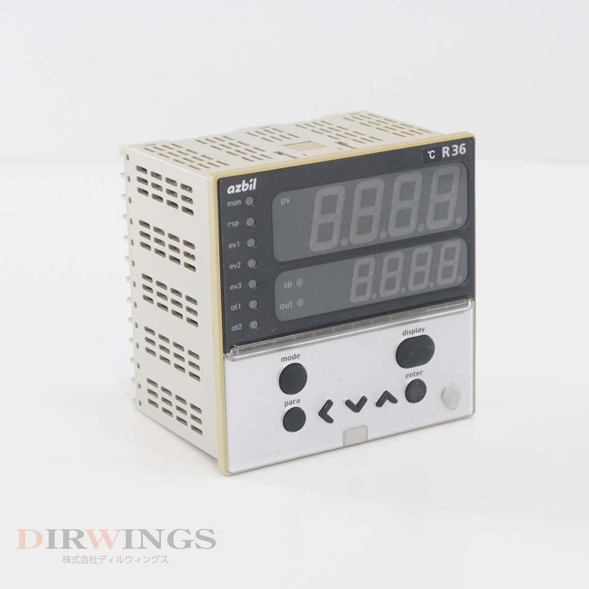 乐天商城 - 【中古】[PG]8日保証 3台入荷 azbil R36TC0UA1100 R36 デジタル指示調節計 [06033-0025]