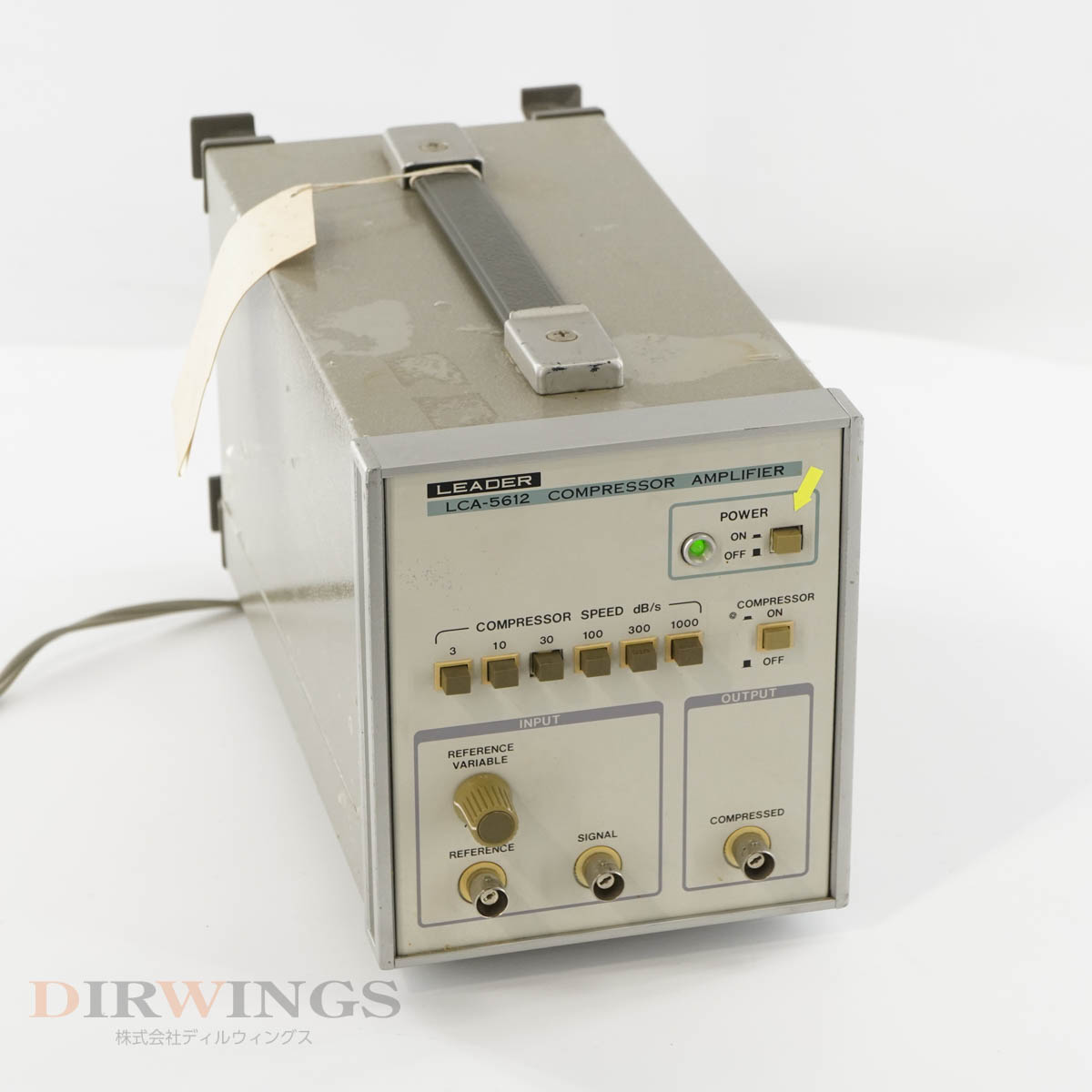 【中古】[DW]8日保証 LEADER LCA-5612 COMPRESSOR AMPLIFIER コンプレッサーアンプ [05833-0030]