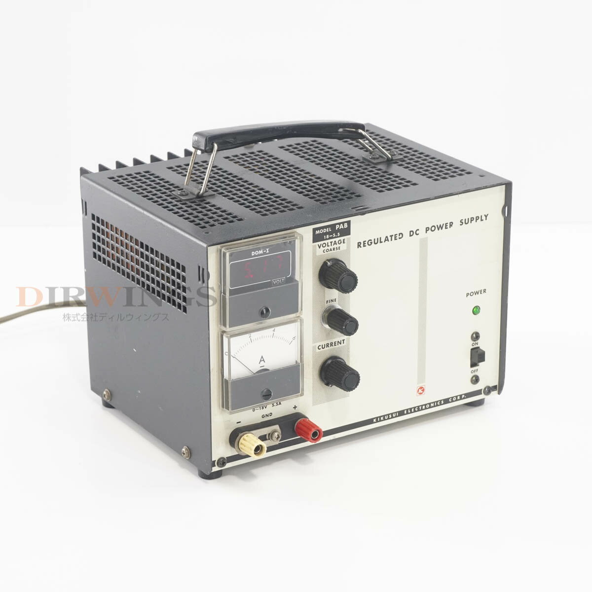 乐天商城 - 【中古】[JB]保証なし KIKUSUI PAB18-5.5 REGULATED DC POWER SUPPLY 直流安定化電源 DC電源 直流電源 [06171-0205]