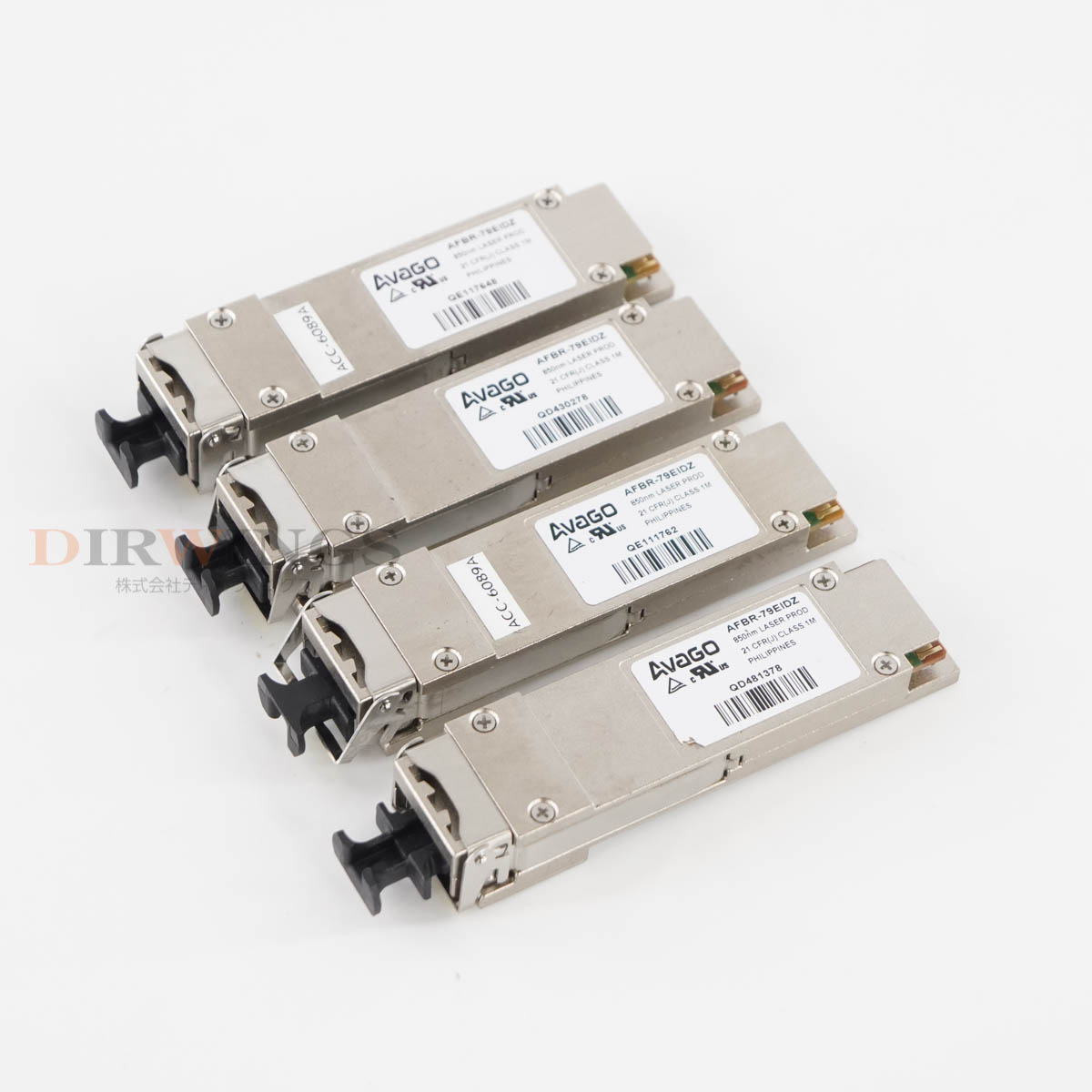 8日保証 4個セット SPIRENT ACC6089A 10GBE(4*10GBE-SR QSFP+)Transceiver TestCenter トランシーバー AFBR-79EIDZ AVAGO 
