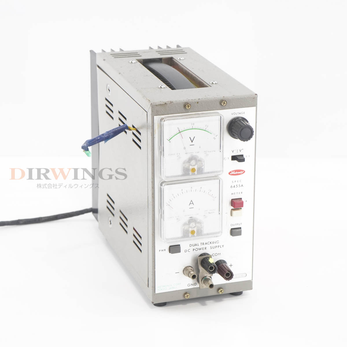 【中古】[DW]8日保証 METRONIX 6455A DUAL TRACKING DC POWER SUPPLY デュアルトラッキング直流定電圧..