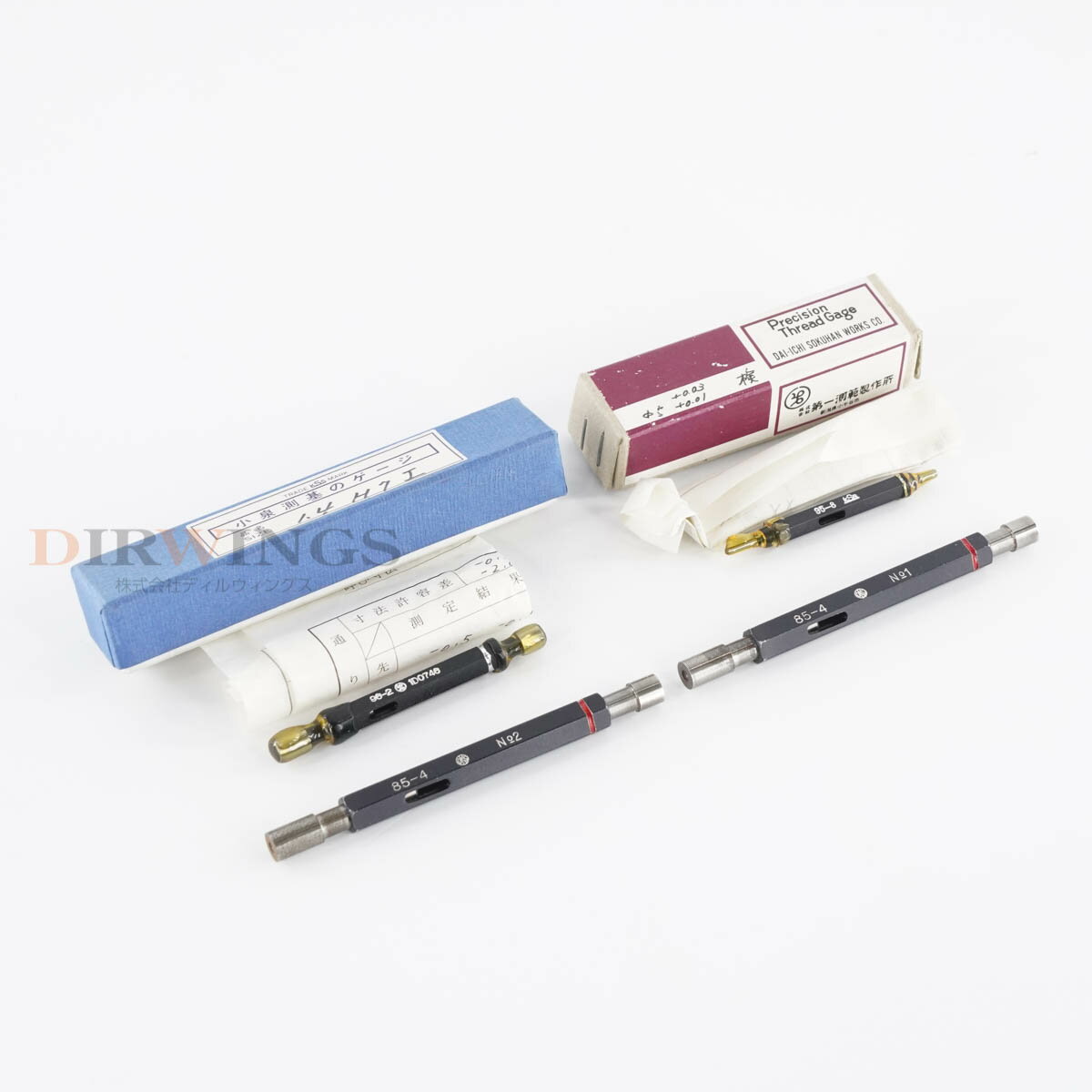 乐天商城 - 【中古】[DW]8日保証 セット KSS OKS 85-4 96-2 95-8 Thread Gauge Plug Gauge ねじゲージ 栓ゲージ プラグゲージ [06567-0016]