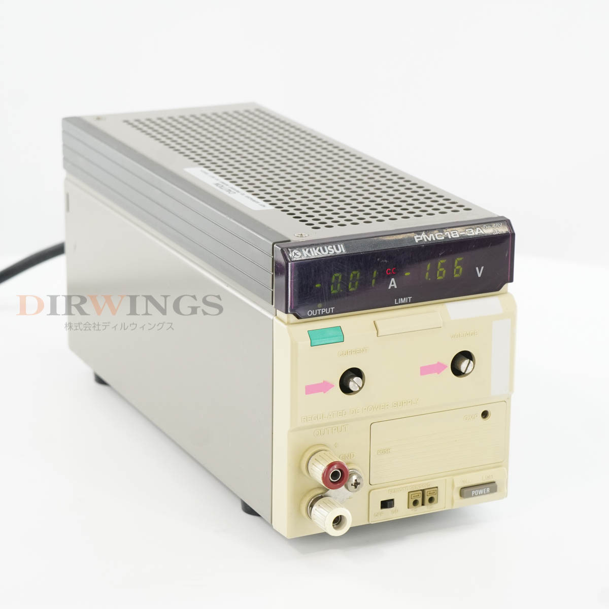 Rakuten - 【中古】[JB]保証なし KIKUSUI PMC18-3A PMC-A REGULATED DC POWER SUPPLY 直流安定化電源 DC電源 直流電源 0~18V 3A [06668-0157]