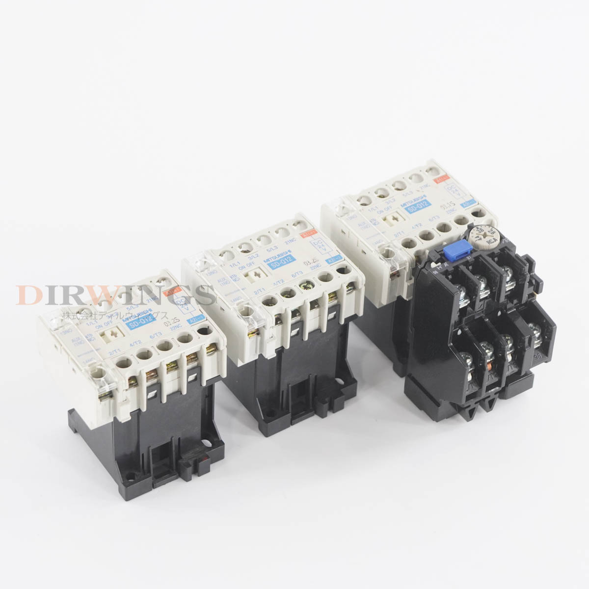 8日保証 3個セット MITSUBISHI SD-Q12 高感度コンタクター 低圧開閉器 電磁接触器 MAGNETIC CONTACTOR TH-N12 