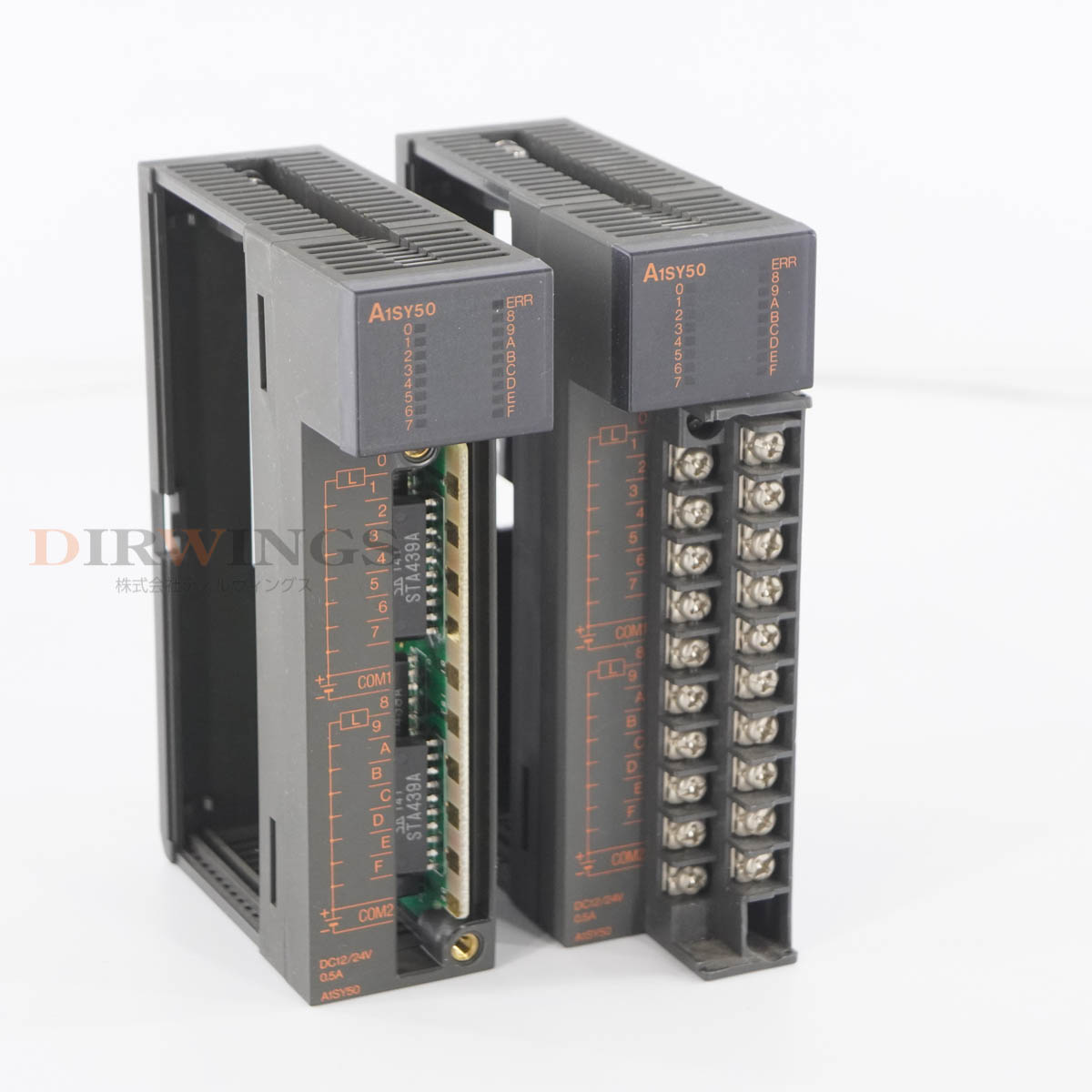 乐天商城 - 【中古】[PG]8日保証 2個セット MITSUBISHI A1SY50 OUTPUT UNIT トランジスタ出力ユニット シンクタイプ PLC シーケンサー プログラ...[06742-0206]