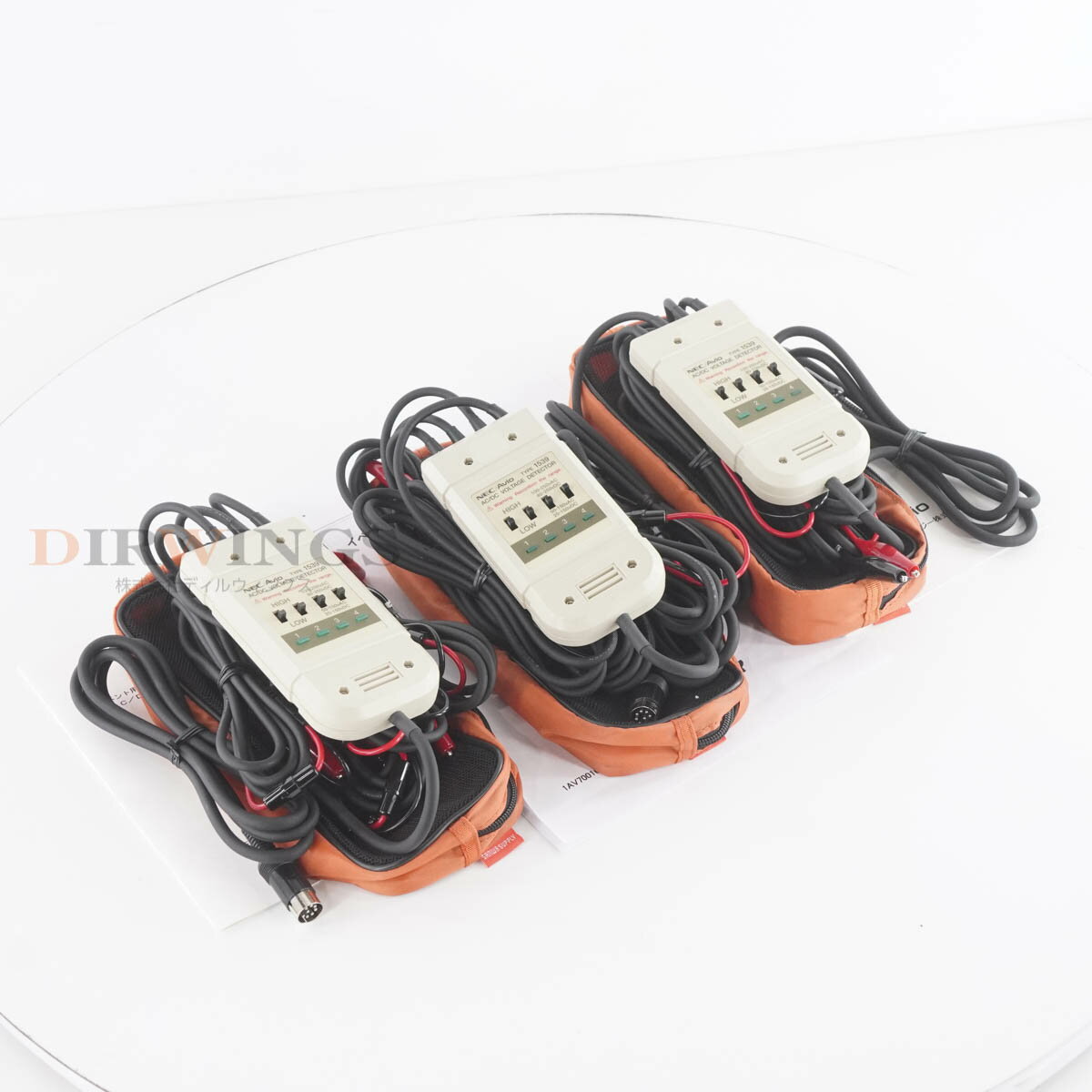 Rakuten - 【中古】[DW]8日保証 3台セット NEC Avio 1539 AC/DC VOLTAGE DETECTOR イベント用フローティング電圧プローブ 取扱説明書 [06981-0028]