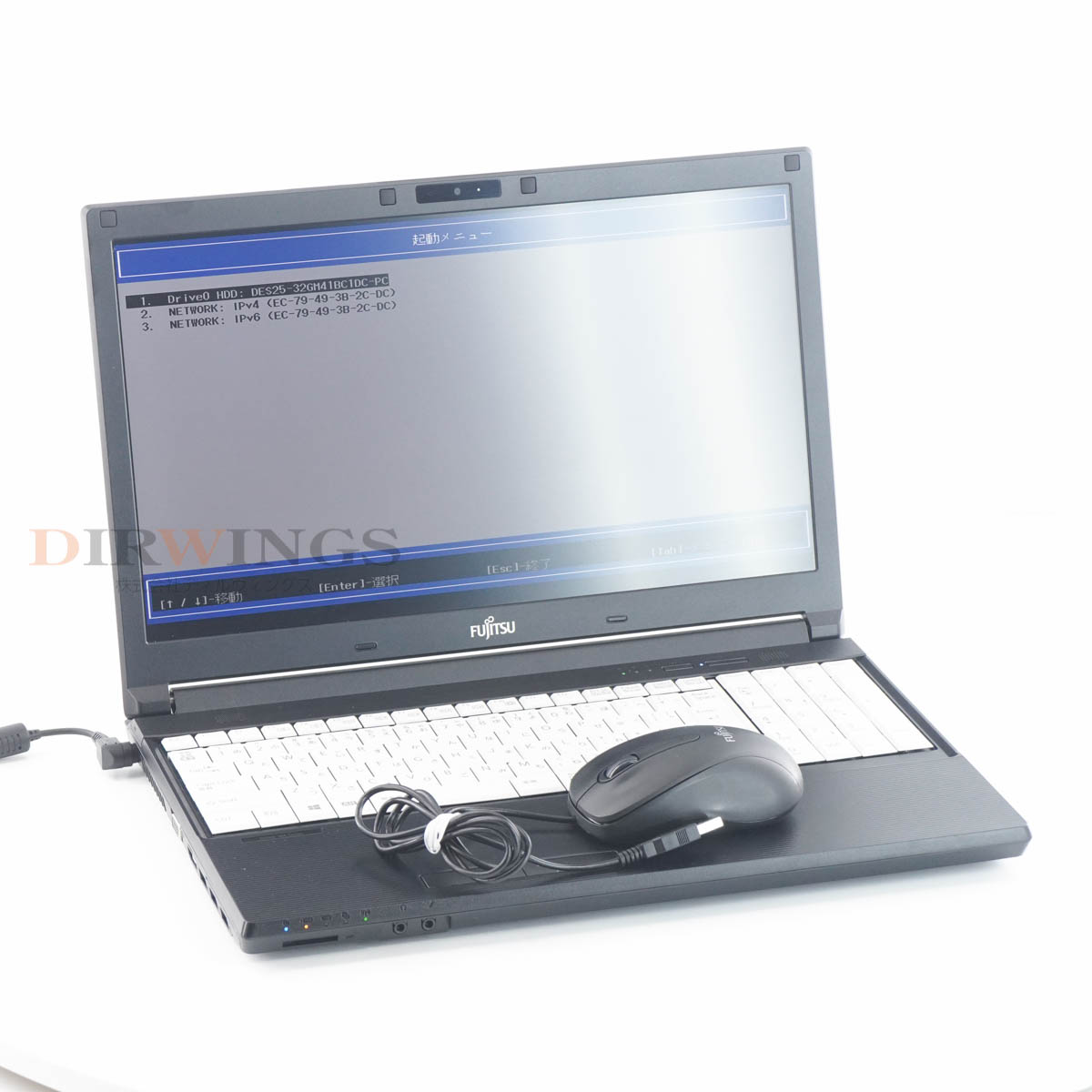 【中古】[PG]8日保証 4台入荷 FUJITSU FMVC0500E Celeron 3855U 1.60GHz/4GB/SSD32GB FUTRO MA576 シンクライアント PC ノートパソ...[07015-0497]