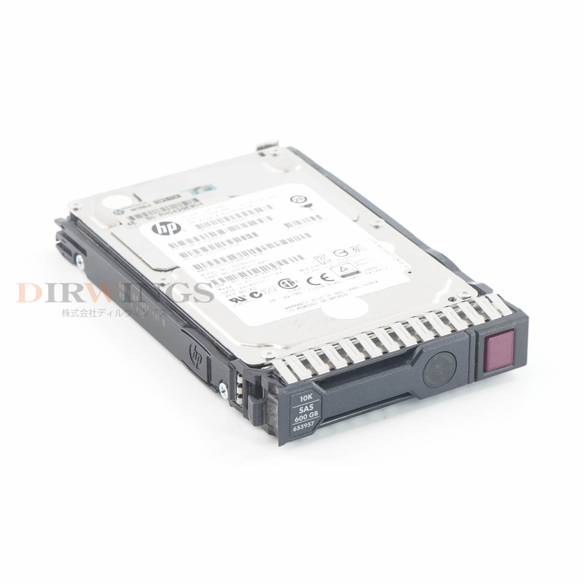【中古】[PG]8日保証 hp EG0600FCSPL 652583-B21 653957 600GB 10K SAS HDD ハードディスク 2.5インチ [07015-0025]