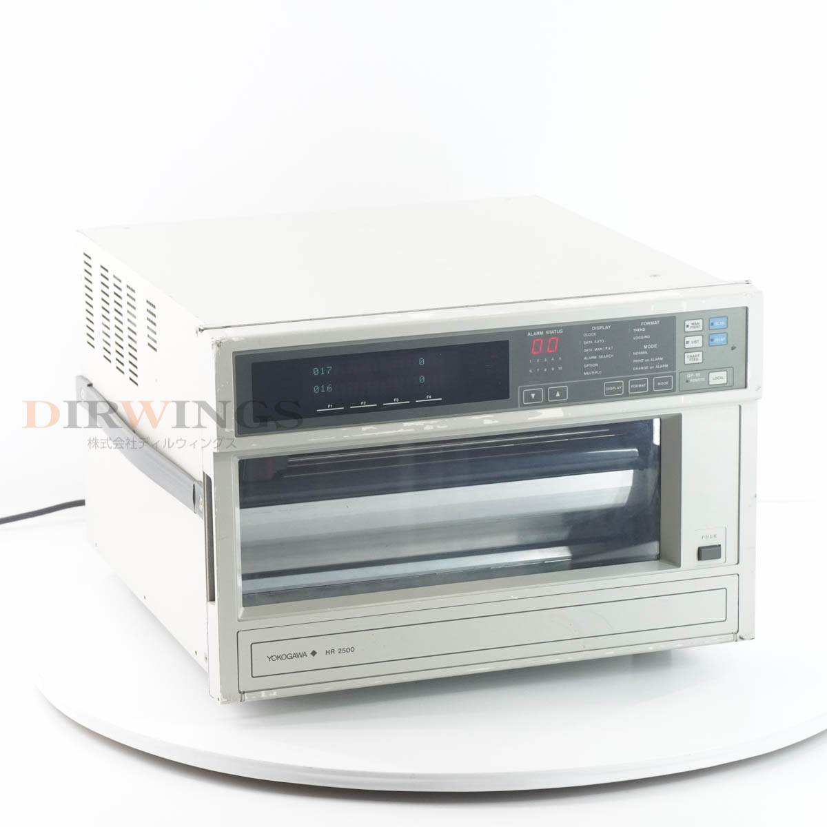 【中古】[DW]8日保証 YOKOGAWA HR2500 388050-111-12/GP-IB HYBRID RECORDER ハイブリッドレコーダー 記録計 鍵付 [06570-0025]