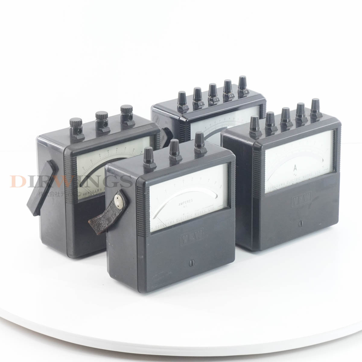 【中古】[DW]8日保証 セット YOKOGAWA 2013 2011 1974 1964 YEW AMMETER VOLTMETER 電流計 電圧計 [07037-0015]