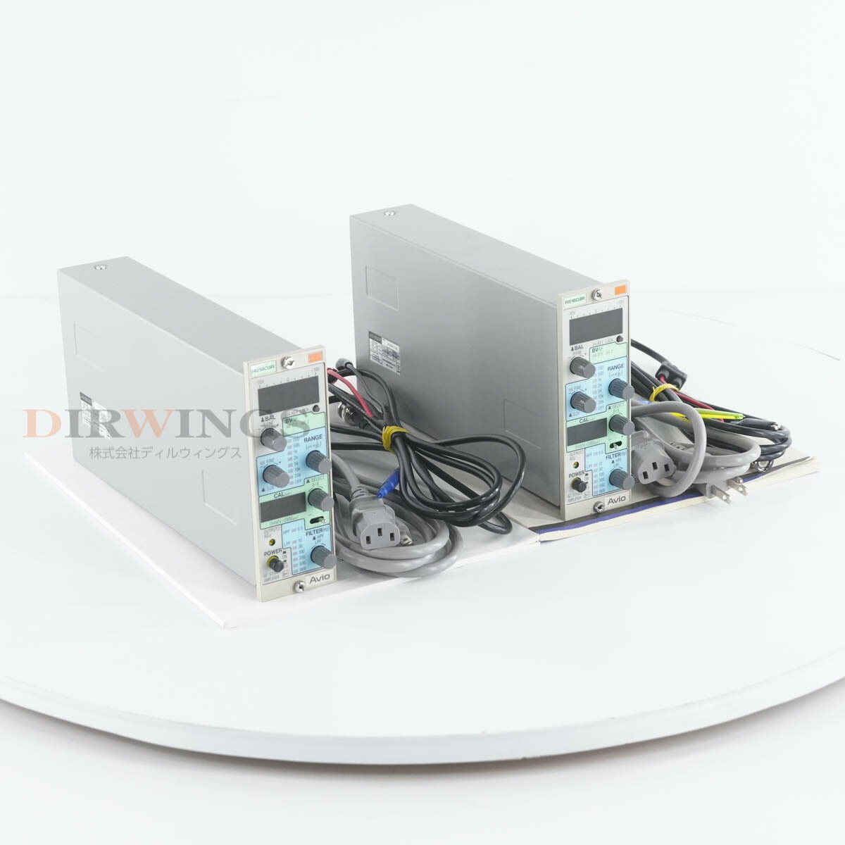 Rakuten - 【中古】[DW]8日保証 2台セット 04/2024CAL Avio AS1803R STRAIN AMPLIFIER 動ひずみ測定器 ストレンアンプ 電源コード 取扱説明書 [07074-0021]