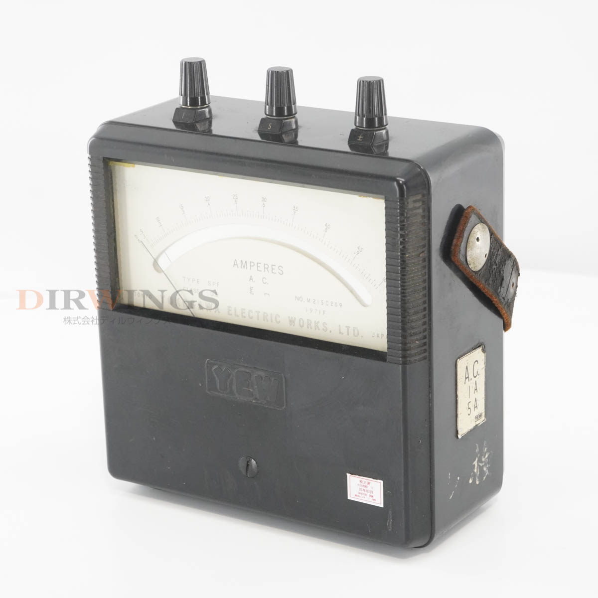 【中古】[JB]保証なし YOKOGAWA SPF YEW 1971F Ammeter 電流計 AMPERES A.C. [07111-0185] 2