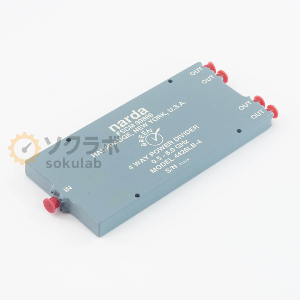 Rakuten - 【中古】[DW]8日保証 NARDA 4426LB-4 4WAY POWER DIVIDER パワーディバイダー 0.5-6.0GHz [07094-0015]