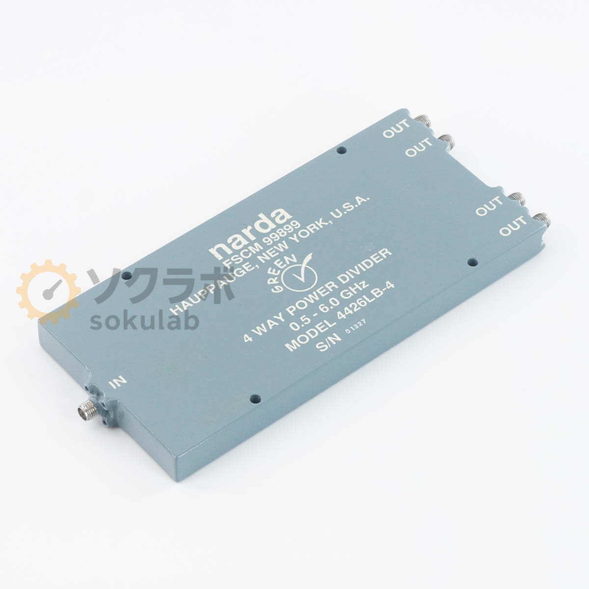 【中古】 DW 8日保証 NARDA 4426LB-4 4WAY POWER DIVIDER パワーディバイダー 0.5-6.0GHz 07094-0016