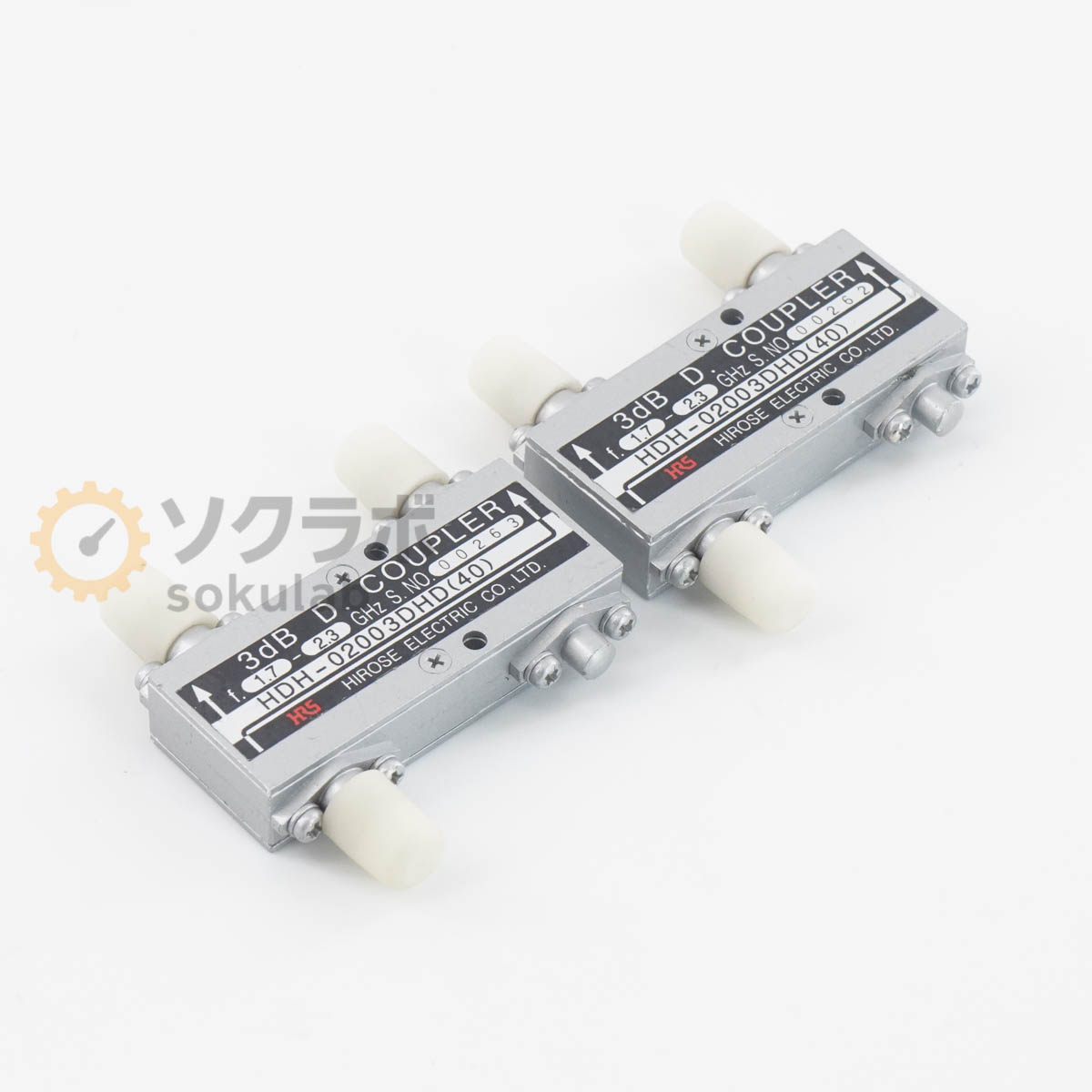 Rakuten - 【中古】[DW]8日保証 2個セット HIROSE ELECTRIC HDH-02003DHD(40) HRS Directional Coupler 方向性結合器 カプラー 1.7-2.3GHz 3dB [07094-0019]