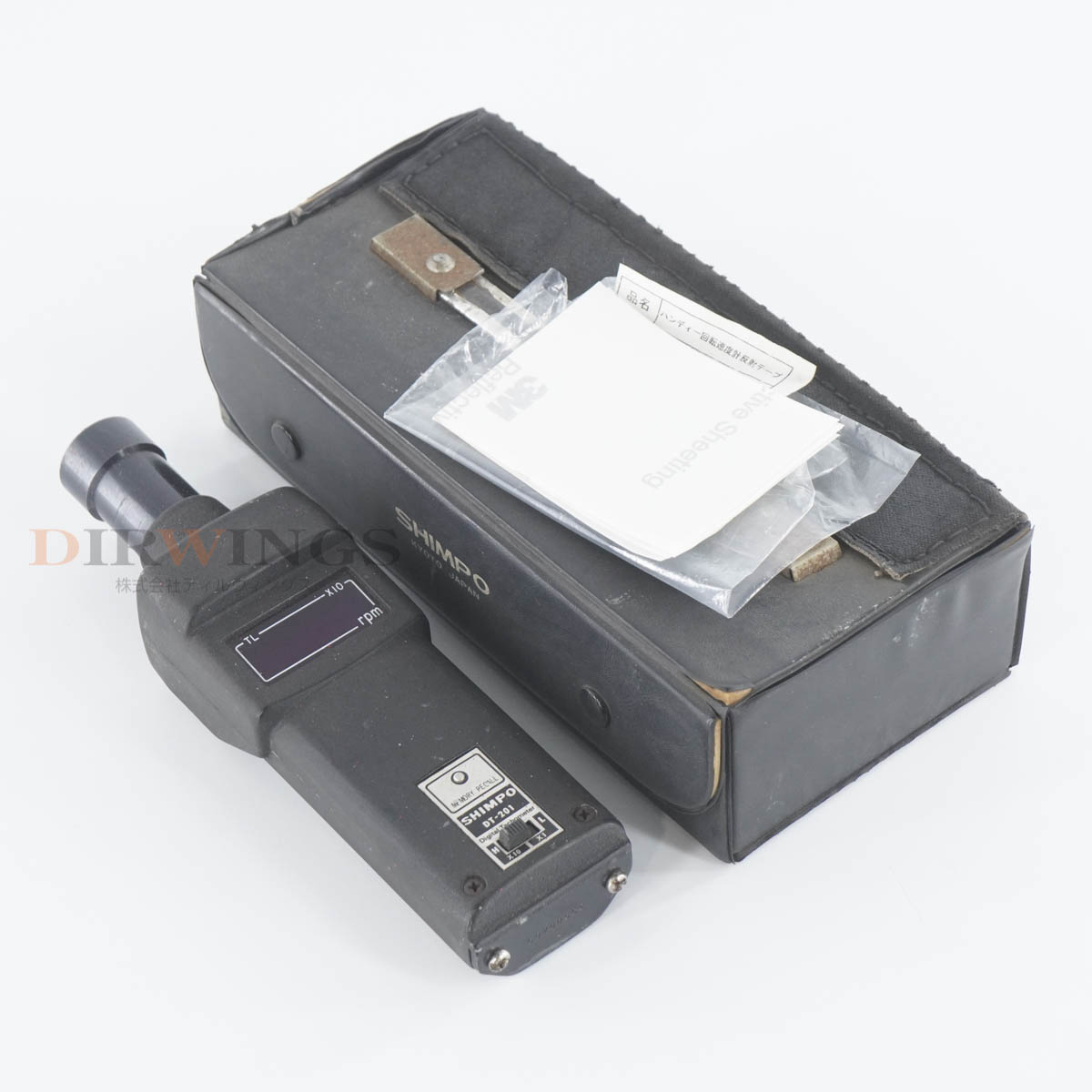 乐天商城 - 【中古】[DW]8日保証 SHIMPO DT-201 Digital Tachometer デジタルタコメーター 回転計 取扱説明書 [07208-0006]