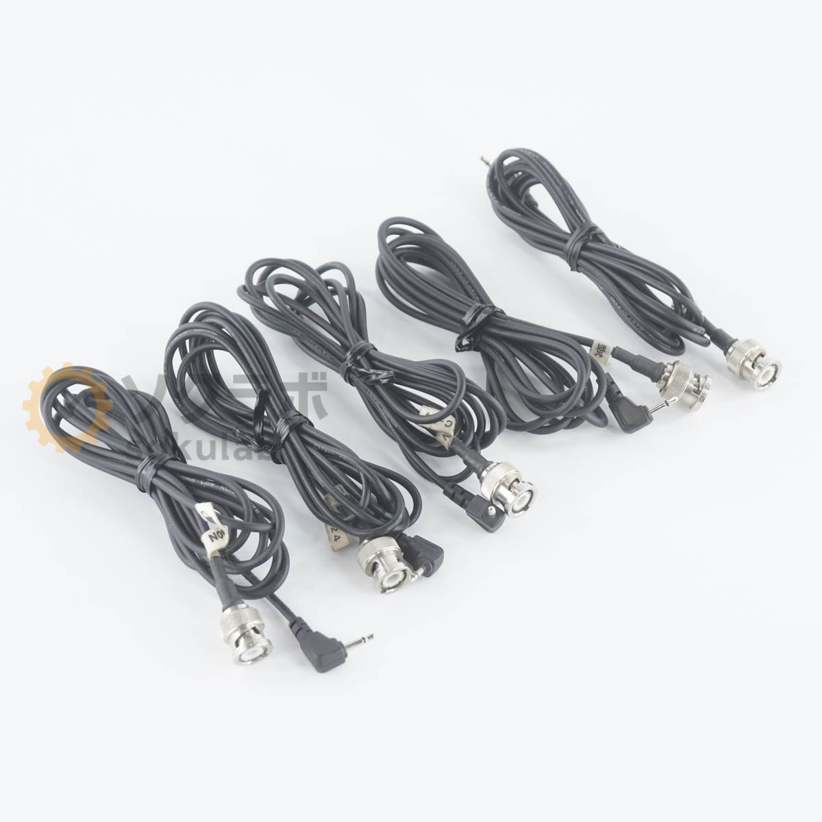 【中古】[DW]8日保証 3セット入荷 5本セット RION CC-24 Cable 出力ケーブル BNC-ピンコード [07194-0128]