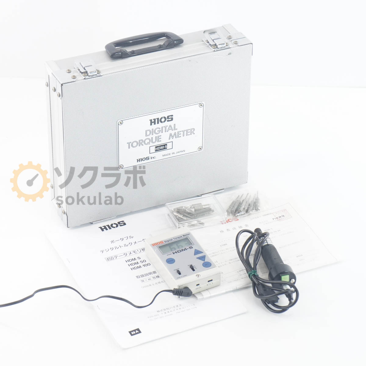Rakuten - 【中古】[DW]8日保証 HIOS HDM-5 DIGITAL TORQUE METER デジタルトルクメーター ACアダプター 取扱説明書 [07064-0030]